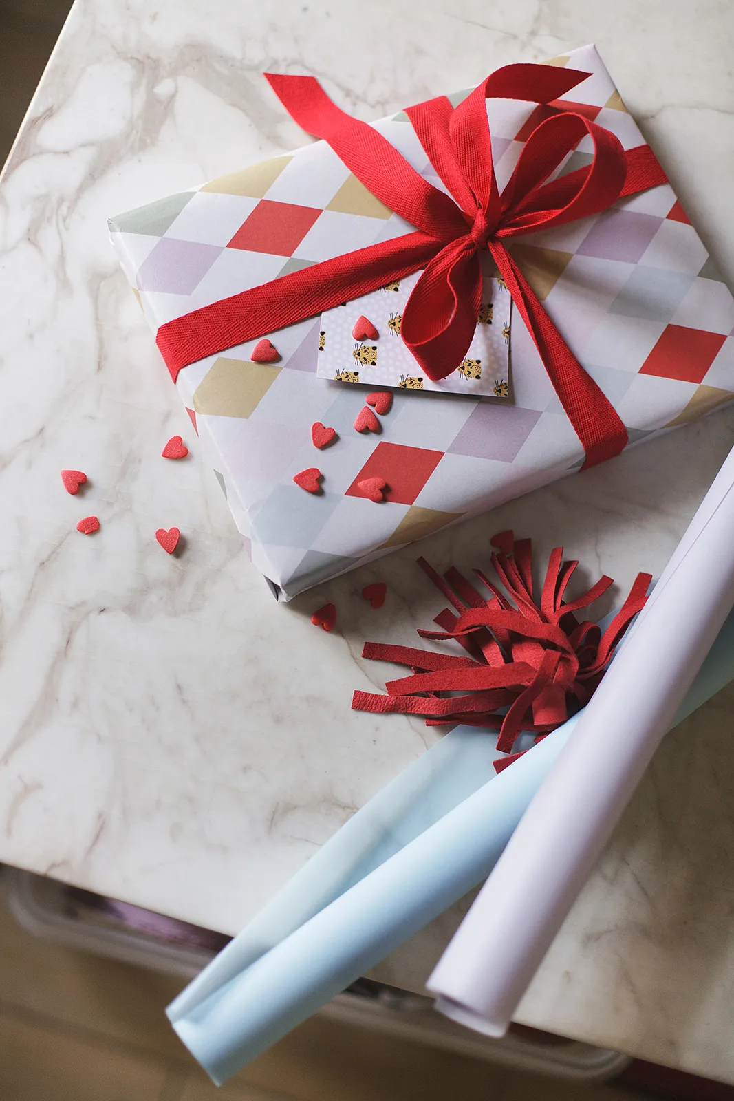 Упаковочная бумага Paperie Ромбы