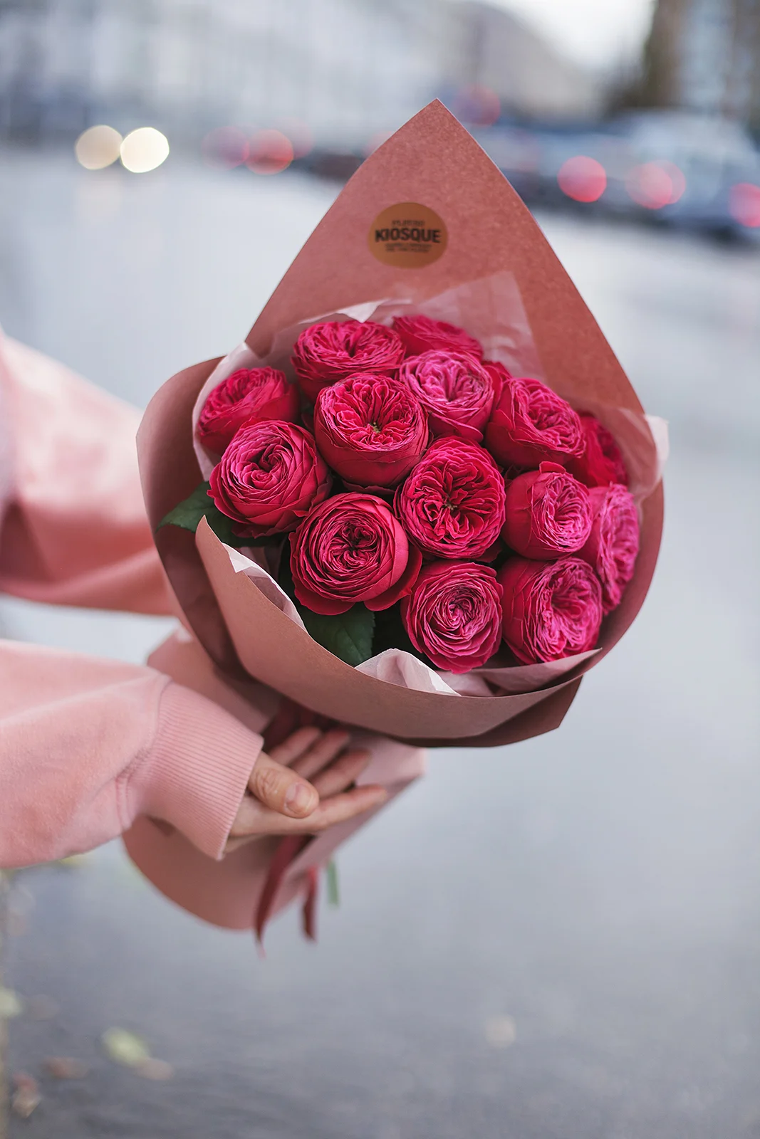 Моно из пионовидной розы Джаст Мо