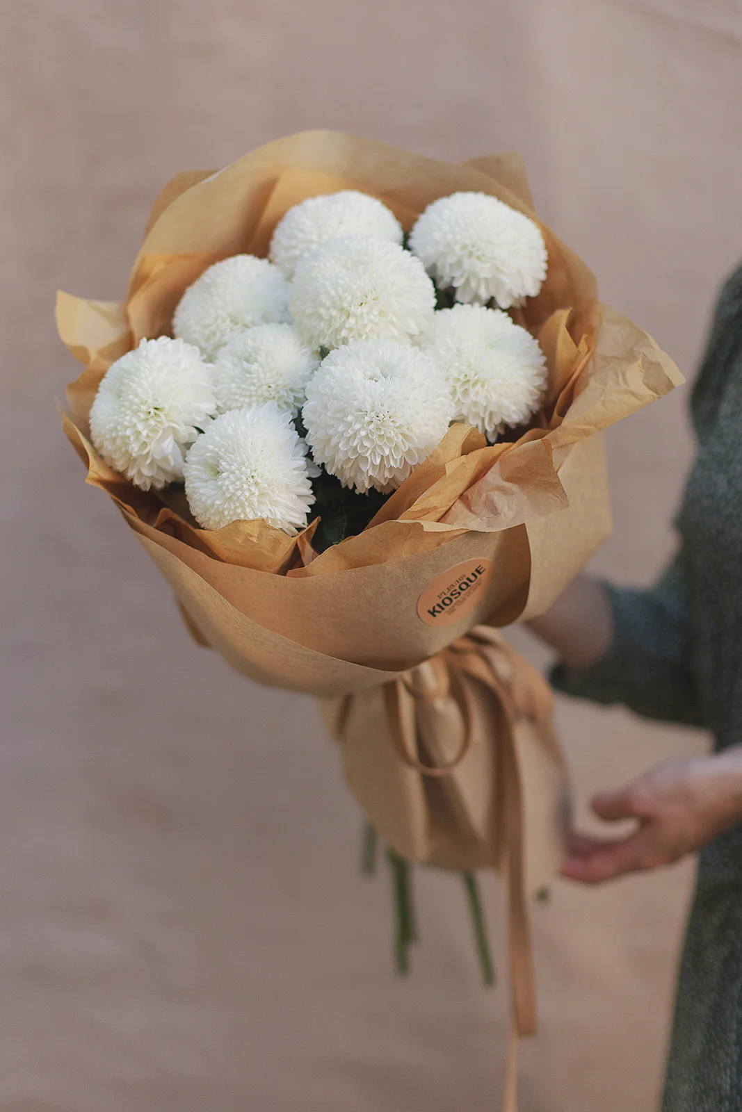 Букет из хризантемы Супербоул