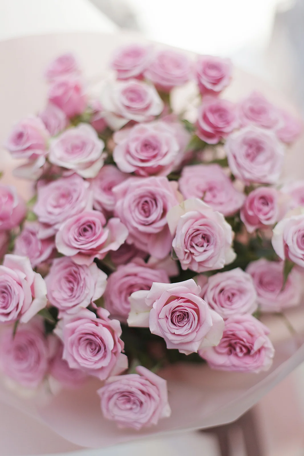 Монобукет из садовых роз Лейла