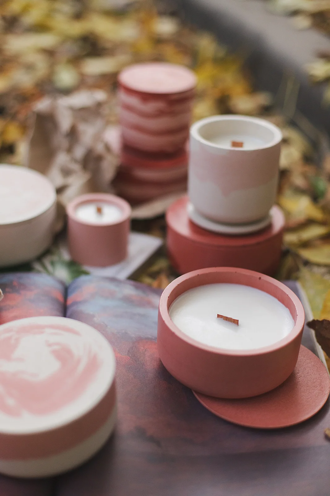 Свеча соевая Груша и Бренди