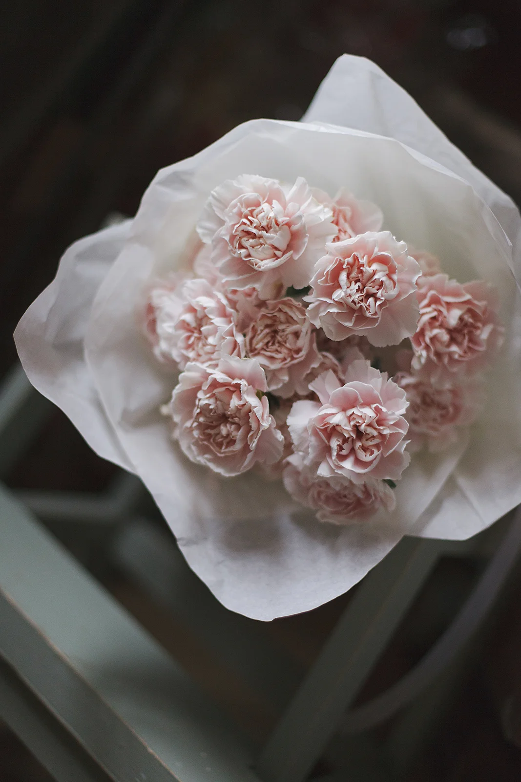 Монобукет из гвоздик