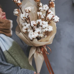 Букет из хлопка