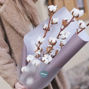 Букет из хлопка