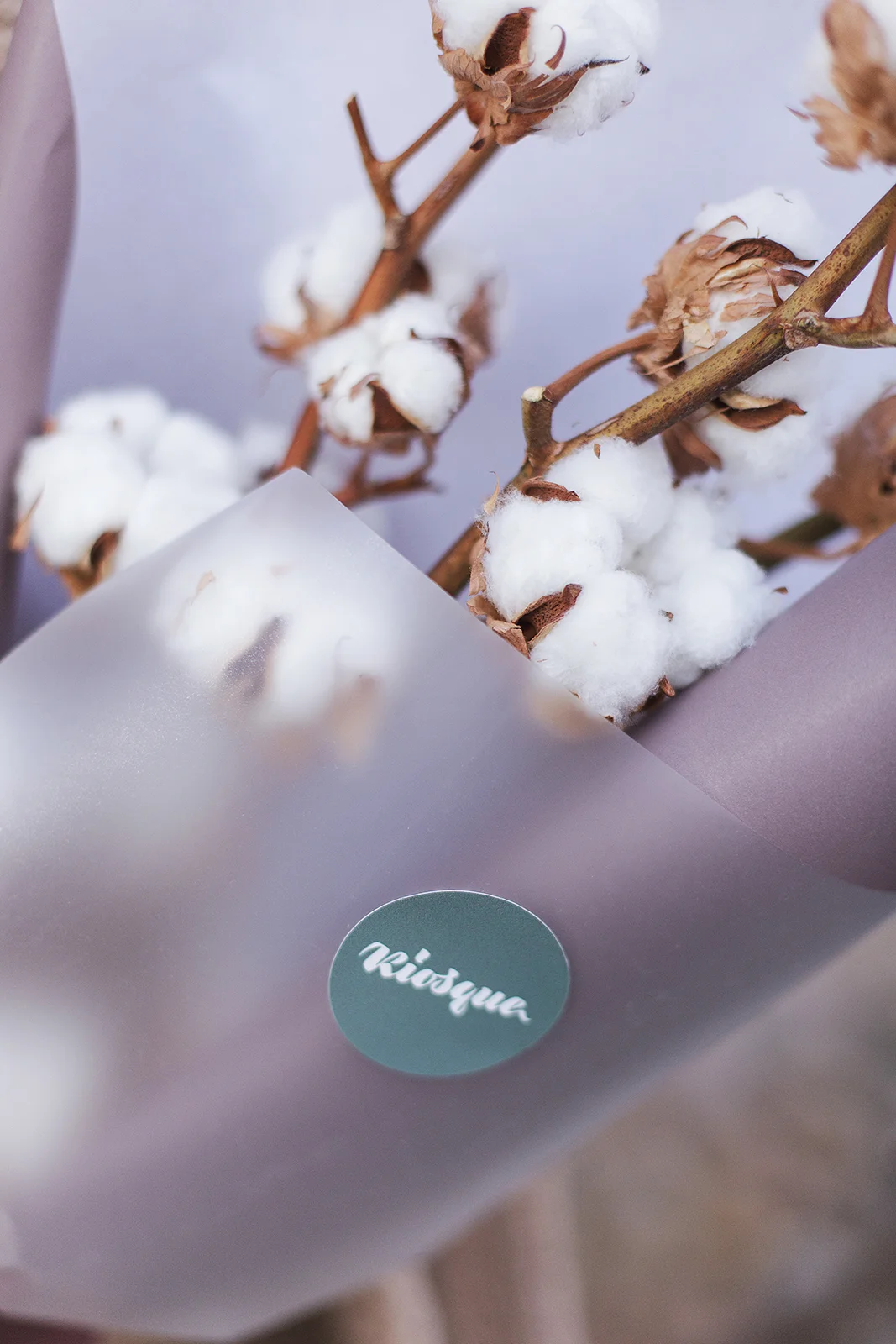 Букет из хлопка