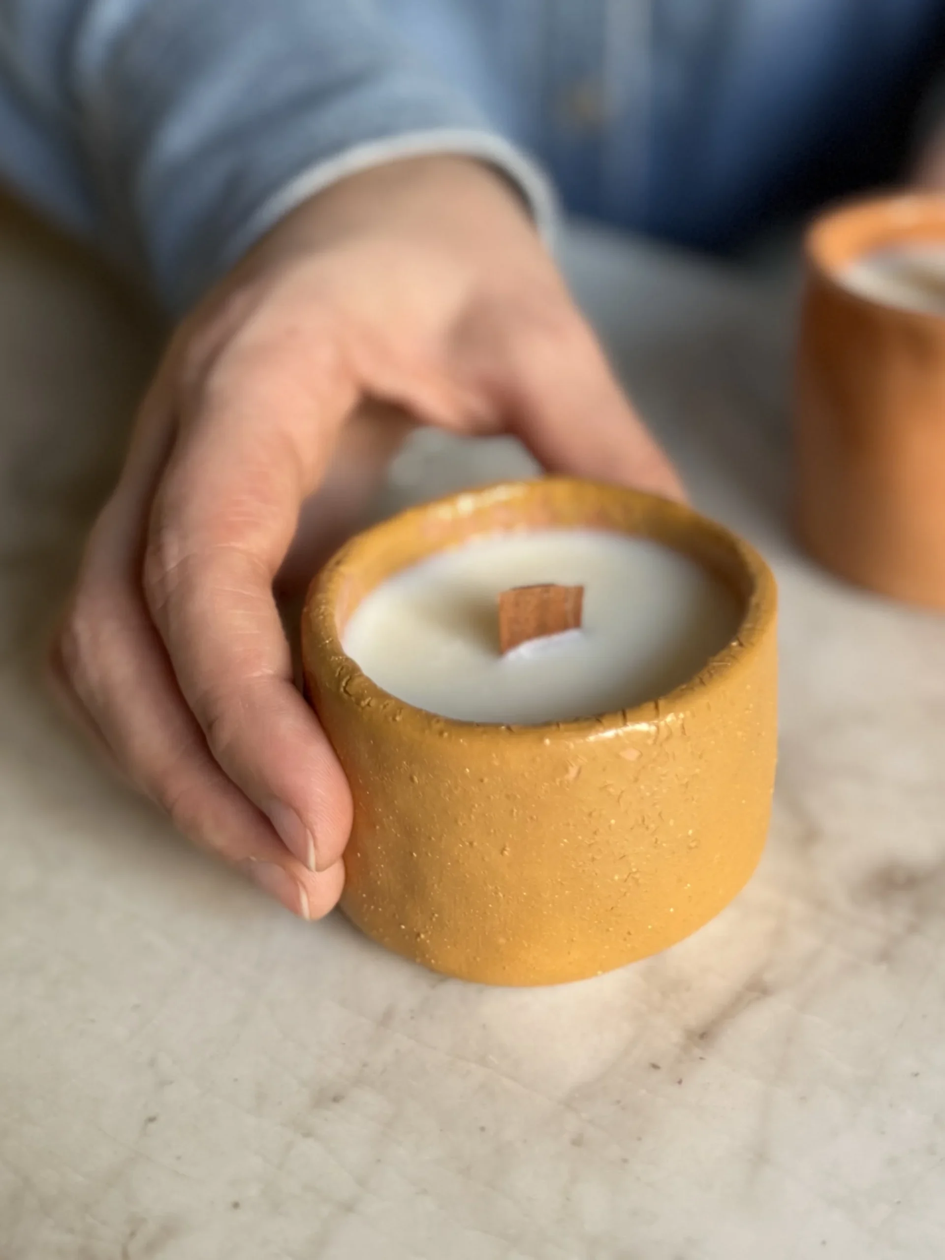 Соевая свеча Чистый Хлопок