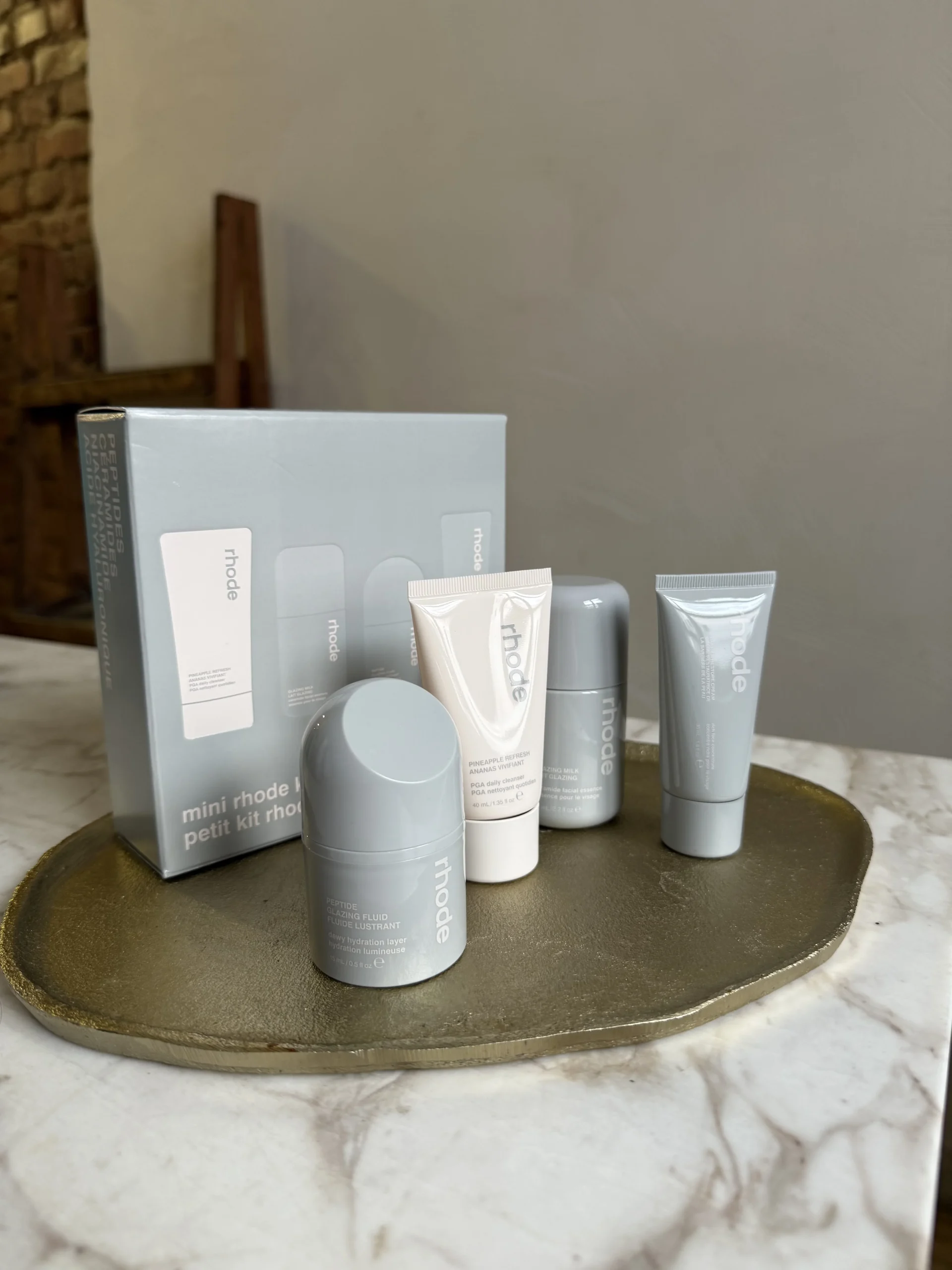 Rhode мини набор Glazed Skin Essentials